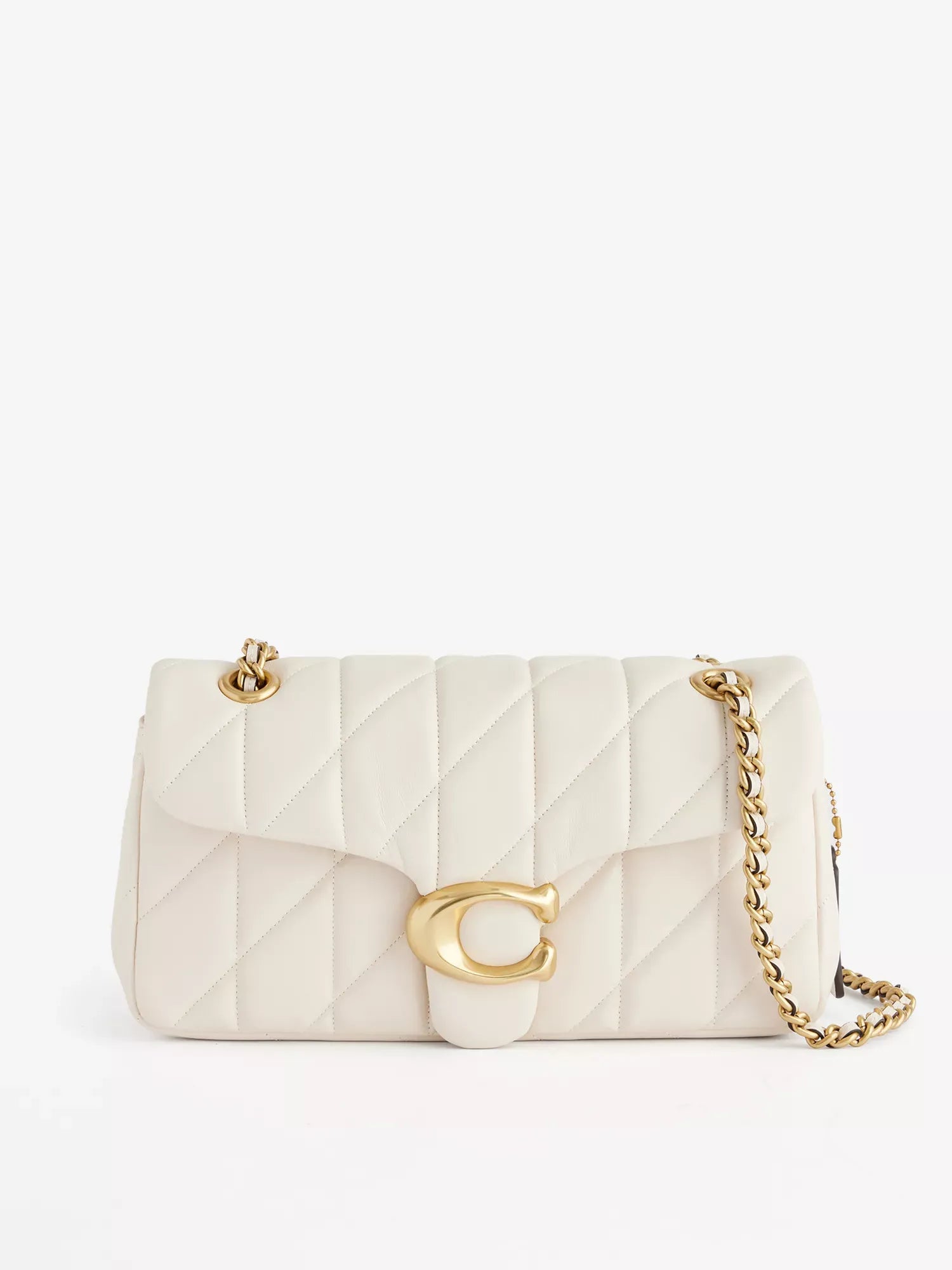 Coach Quilted Tabby shoulder bag White